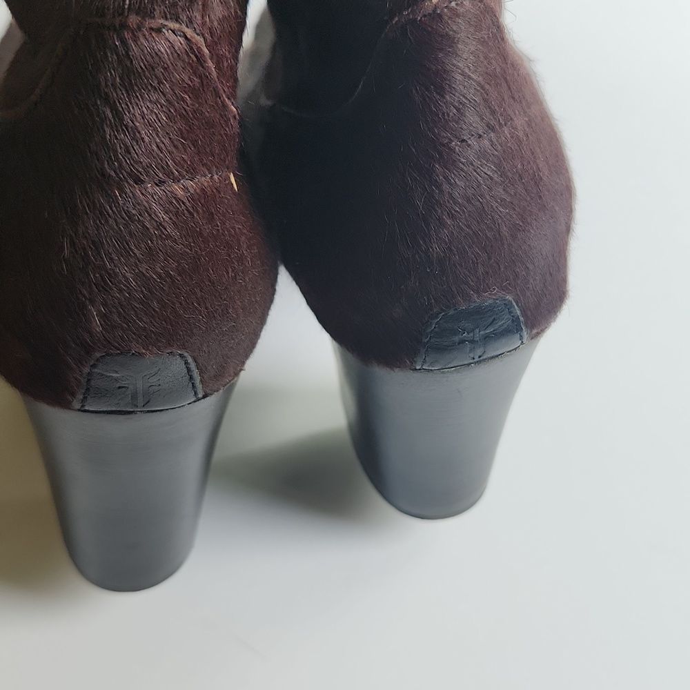 Frye Parker cow fur heels boots - Picture 4 of 12